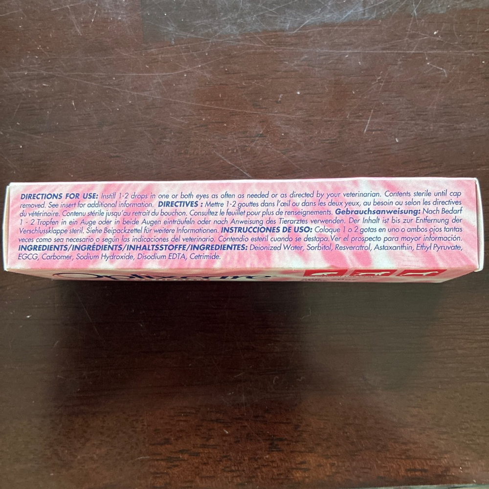 Optixcare Eye Health cream for Pets never opened 20g expired 07/26. One left! - Picture 4 of 4